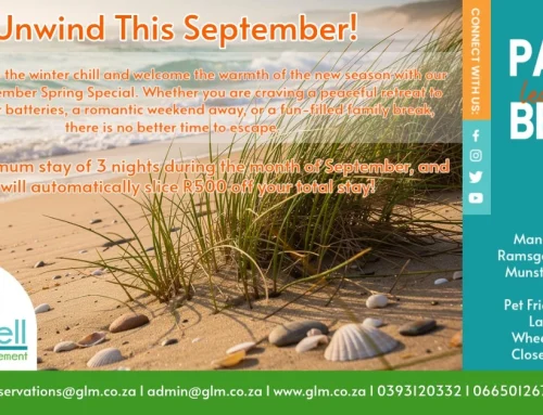 September Special – Book for 3 nights and get R500.00 back